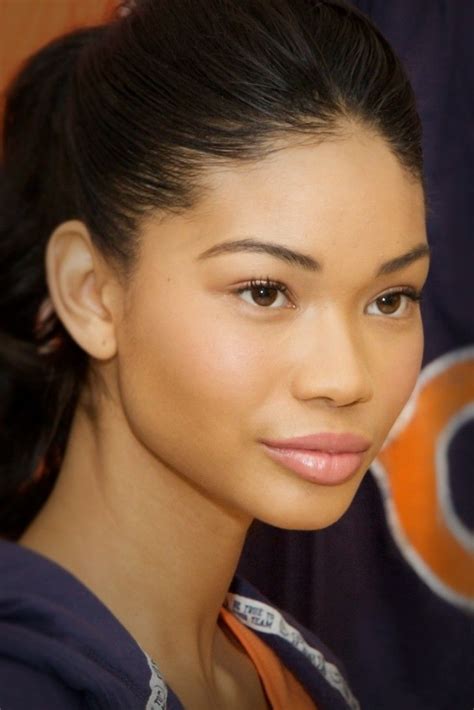 chanel iman without makeup